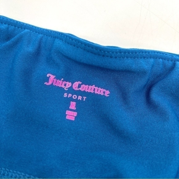 JUICY COUTURE SPORT Woman's Royal Blue Ankle Activewear Leggings Size XL - Picture 4 of 11